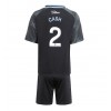Baby Fußballbekleidung Aston Villa Matty Cash #2 Auswärtstrikot 2025-26 Kurzarm (+ kurze hosen)